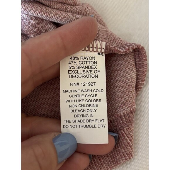 JOHNNIE-O Men's Whaling Henley Pullover XL Malibu Red Snap Sweater Lightweight - Picture 9 of 11